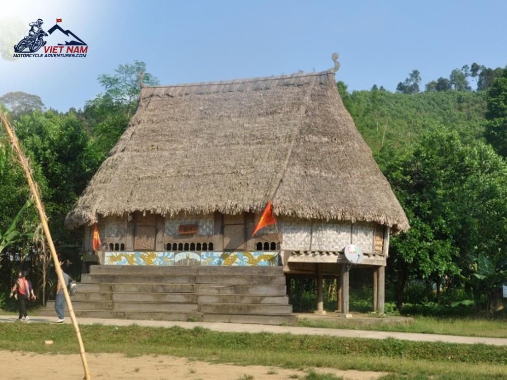 Unique residential architecture of the Co Tu ethnic group