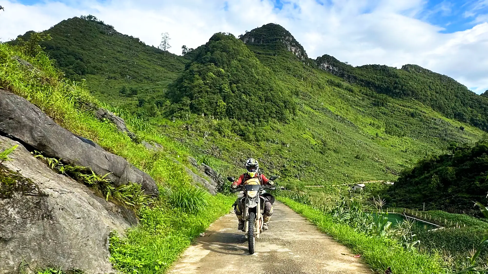 Ha Giang Loop mountain road in Vietnam